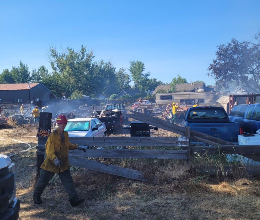 Multiple agencies responding to a grass fire in Union - Elkhorn Media Group
