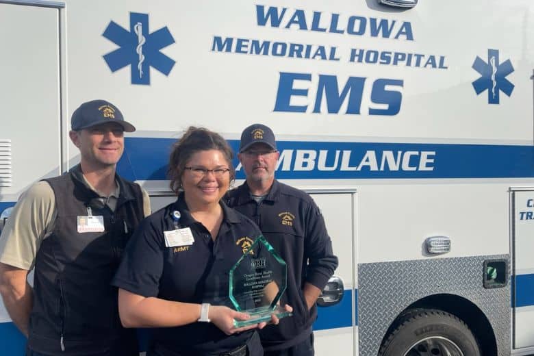 Wallowa Memorial Hospital EMS Team wins prestigious 2025 Oregon Rural Health Excellence Award