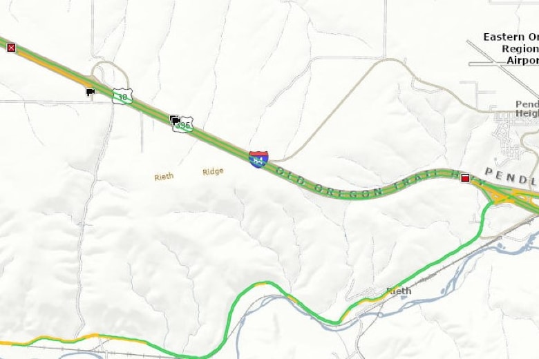 UPDATE: ODOT reports I-84 eastbound now open west of Pendleton